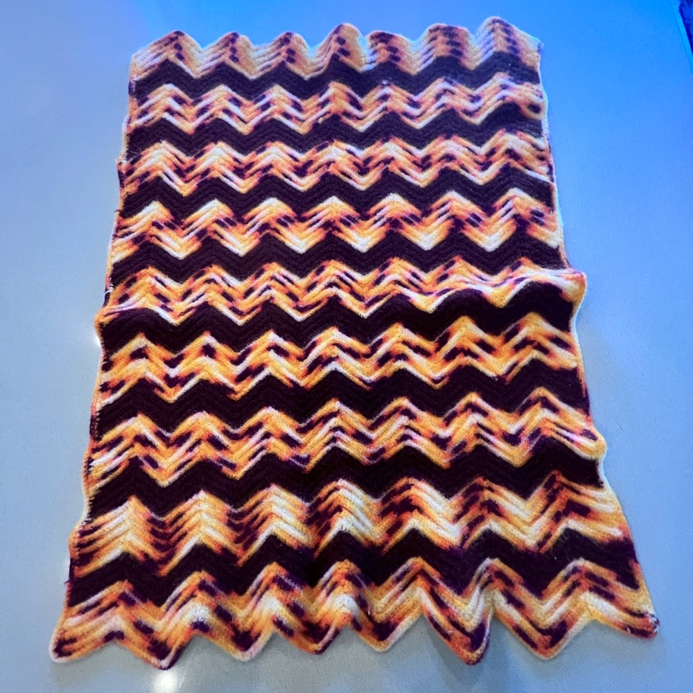 Vintage Handmade Blanket Approximately  40”x29”